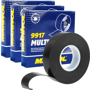 3x 5m MANNOL MULTITAPE REPARATURBAND ISOLIERBAND SELBSTVERSCHWEIßENDES KLEBEBAND - Bild 1 von 3