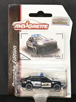 Porsche Panamera Turbo Coche de Policía 1:64 Majorette Paquete Sellado Foto 1 de 3