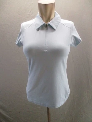 Camisa polo de golf Columbia OMNI-WICK talla XS para mujer azul 1/2 cremallera manga corta 560 Foto 1 de 4