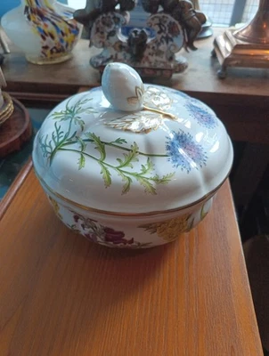 SPODE STAFFORD FLOWERS OVEN TO TABLEWARE LIDDED TUREEN ALYSSUM EXCELLENT - Image 1 of 4