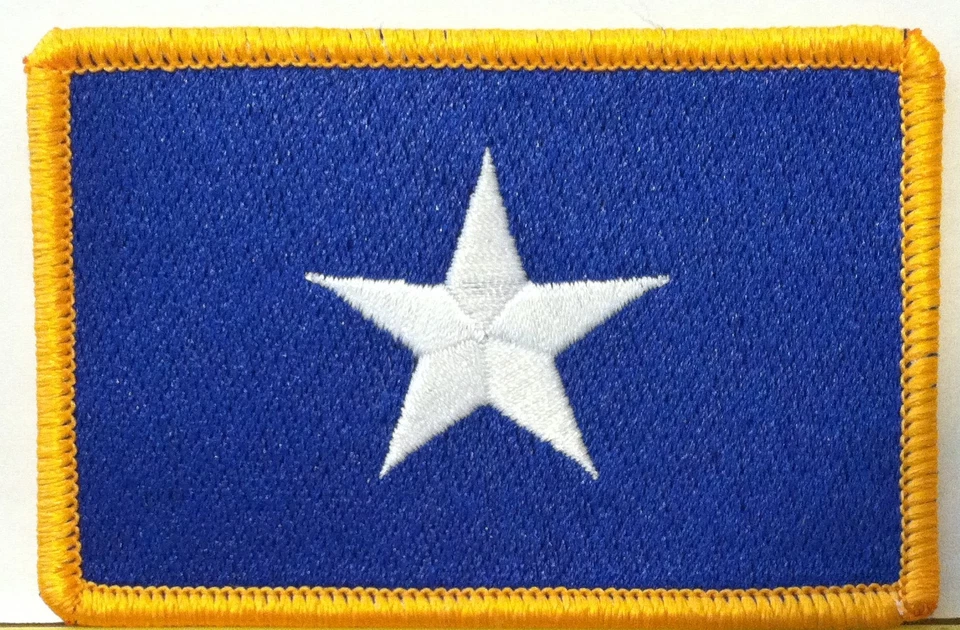 Bonnie Blue Flag TEXAS Star SOUTHERN Florida Patch W/ VELCRO® Brand Fastener - Image 1 of 1