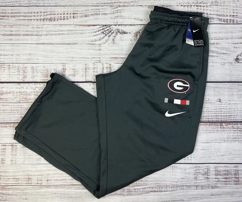 NWT Nike Georgia Bulldogs Dri-Fit On Field Grey Sweatpants Dawgs UGA Sz XL Cover