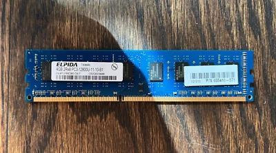 MEMORIA SIN BÚFER HP 4GB PC3-12800U ORIGINAL SIN ECC 655410-571 Foto 1 de 2