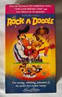 Rock-A-Doodle Vhs 1990 Rare (Ntsc) Glen Campbell Christopher Plummer Don Bluth