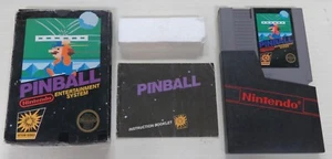 Nintendo NES 1985 Pinball Matte Sticker Seal CIB, 1st Run, NY Test Market, RARE - Picture 1 of 11