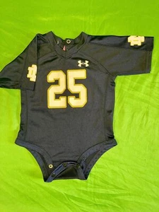 NCAA Notre Dame Fighting Irish #25 Jersey-Style Bodysuit/Vest 3-6 Months - Imagen 1 de 3