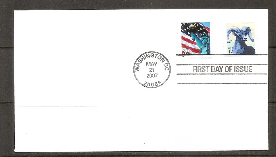 US SC #4140 Bighorn Sheep FDC. Ready For Cachet - Image 1 of 1