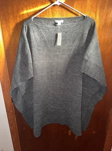 Suéter chal tejido gris talla grande New York & Company para mujer nuevo con etiquetas - Imagen 1 de 8