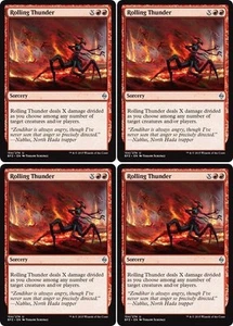 MTG - 4x ROLLING THUNDER - Battle for Zendikar (U) - Picture 1 of 1