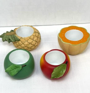 Juego Candelabro Votivo Fiesta Lite Salpicaduras de Frutas Piña Manzana Melón Melocotón (4) - Imagen 1 de 21