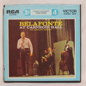 HARRY BELAFONTE At Carnegie Hall : Complete 1971 R2R Double Play tape 3 ¾ ips NM - Picture 1 of 4