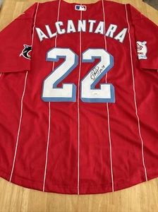 Sandy Alcantara Miami Marlins Autographed Jersey JSA Certified - Picture 1 of 9