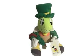 Mini bolsa de frijoles de felpa de 8" Disney Store Día de San Patricio Jiminy Cricket - Imagen 1 de 21