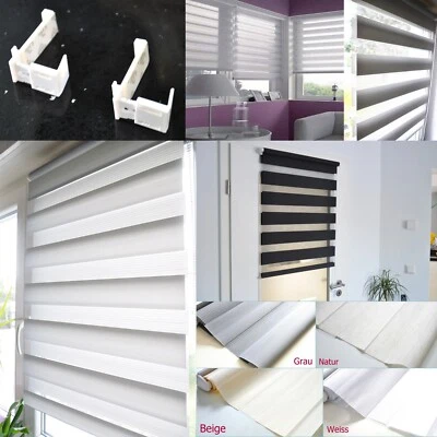 Doppel rollo Duo Klemmfix ohne Bohren Easyfix Seitenzug Kettenzug Vario rollos - Bild 1 von 4