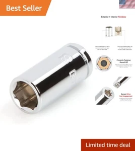 Durable 1/4 Inch Drive Socket 8 mm - Corrosion-Resistant Finish for Mechanics - Picture 1 of 8