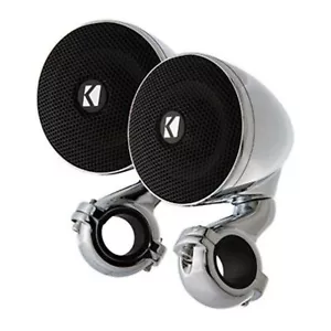Kicker Mini Enclosed Weather Proof Speaker Pair, 3-Inch 4 Ohm 100W Peak 47PSM34 - Picture 1 of 4