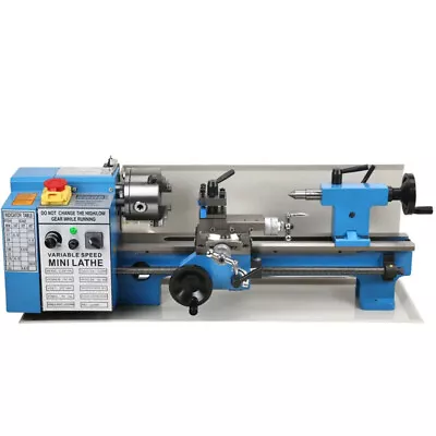 2500RPM 550W Mini Bench Lathe Variable Spindle Speed Lathe Machine, - Image 1 of 4