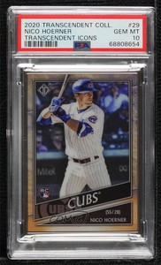 2020 Topps Transcendent Collection /95 Nico Hoerner #29 PSA 10 GEM MT Rookie RC
