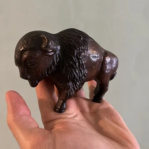 Buffalo Cast Iron Figurine - Picture 1 of 5