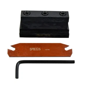 SPB326 SPB26-3 mm Nut Trennklinge SMBB2026 Abschneidblock Werkzeughalter - Bild 1 von 11
