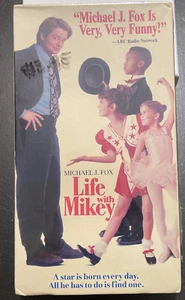 SEALED Life With Mikey (VHS, 1993) Michael J. Fox Nathan Lane Cyndi Lauper - Picture 1 of 3