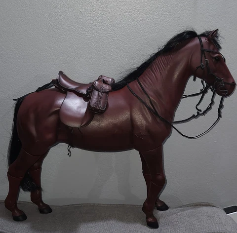 2000 Action Figure Dragon WW2 Private Schütze Calvaryman Horse Only Cover