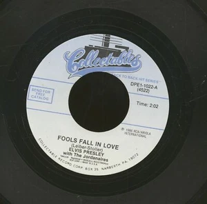Elvis Presley - Fools Fall In Love - Blue Suede Shoes (7inch, 45rpm) - Elvis,... - Bild 1 von 2