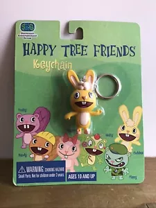 VINTAGE 2004 HAPPY TREE FRIENDS CUDDLES SEG TOYS FIGURES KEYCHAIN NEW - Picture 1 of 9