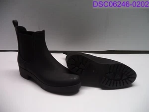 Size 10 Women Boot Jeffrey Campbell Hydra Platform Chelsea Black Matte - Picture 1 of 5