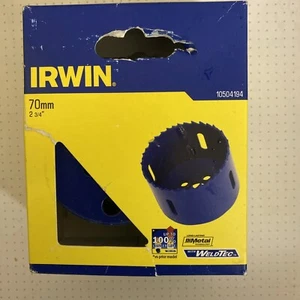 IRWIN Bi-Metal High Speed Holesaw 70mm - IRW10504194 . New - Picture 1 of 5