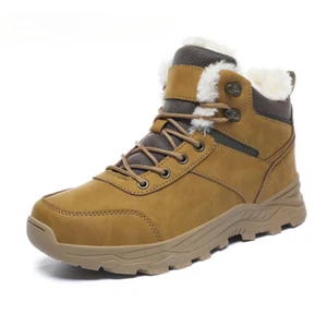 Men Winter Snow Boots Waterproof Sneakers Super Warm Boots Outdoor Hiking Boots - Picture 1 of 26