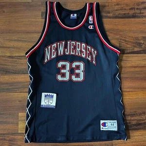 New Jersey Nets Stephon Marbury #33 Champion NBA Jersey Sz 44 - RARE - Picture 1 of 10
