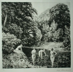 Otto QUANTE (Minden 1875-1947 Naumburg) Badende. - Bild 1 von 11
