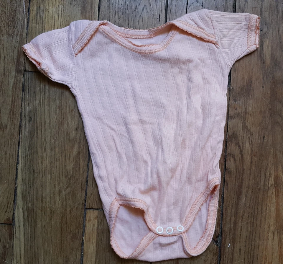 Body Niña Mangas Cortas 6 Mes Naranja Bodie - Imagen 1 de 1