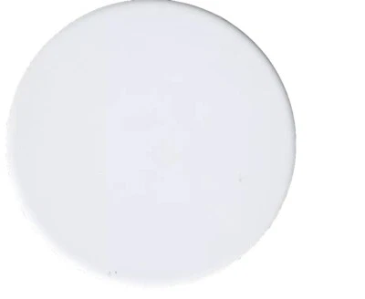 H & R JOHNSON White Round Tiles Lot 4pc 6" High Gloss Stoke On Trent England - Image 1 of 4