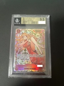 BGS 9.5 One Piece #OP01016 Nami 1° Anniversario Promo Cinese PSA Semplificato - Foto 1 di 2