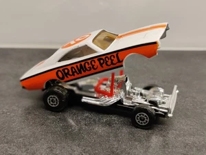 Vintage 1971 Matchbox No 74 Orange Peel Dodge Charger Funny Car Macau NEAR MINT - Picture 1 of 23