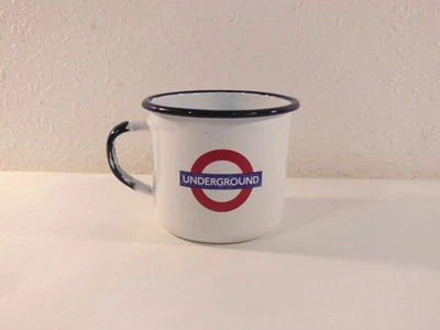 Taza/taza vintage GARNIER London Underground Piccadilly Circus esmaltada, muy bonita Foto 1 de 4