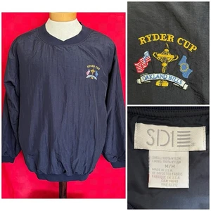 Maglione pullover vintage nuovo NOS Ryder Cup Oakland Hills marca SDIE nylon golf - Foto 1 di 9