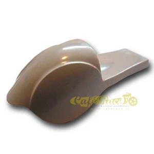 Pigtailed Number Plate IN Fibreglass Cafè racer Universal Type Norton Custom - Picture 1 of 4