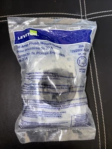 Leviton 278-S00 125-250V 30A 14-30R Flush Mount Power Outlet - Picture 1 of 5