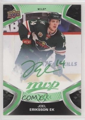 2021-22 Upper Deck MVP Green Script Joel Eriksson Ek #51 - Image 1 of 2