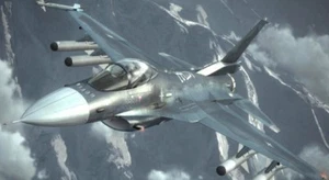 F-2-A Viper Zero Ace Combat 5 Avión Escritorio Madera Modelo Pequeño Nuevo - Imagen 1 de 1