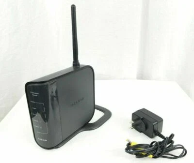 Belkin F5D7234-4 V1 Wireless Router  With 4Port with AC Plug - USED (H7) - Image 1 of 2