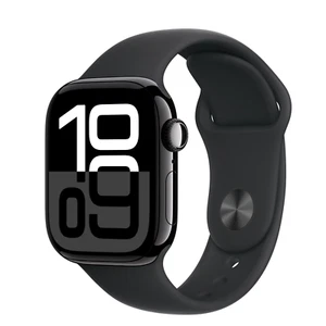 Apple Watch S10 46mm Diamantschwarz Sportarmband M/L MWWQ3QF/A OVP - Bild 1 von 1