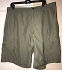 Magellan Sportswear Khaki Green Cargo Shorts Mens Size 36/Inseam 10.5?. Euc