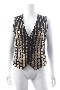 Chaleco bordado medalla Alberta Ferretti - Otoño/Invierno '24 / PVP: £1,115.00 - Imagen 1 de 8