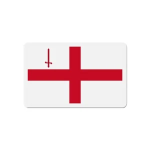 Bandera de la ciudad de Londres Reino Unido - imán troquelado - Imagen 1 de 16