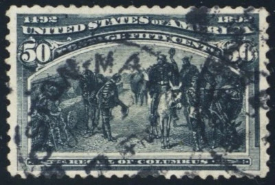 240, Used 50¢ XF Well Centered GEM With PFC Graded 90 Certificate - Stuart Katz - Image 1 of 2