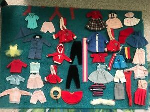 Vintage Ideal TAMMY & PEPPER LARGE CLOTHES LOT (1960s)